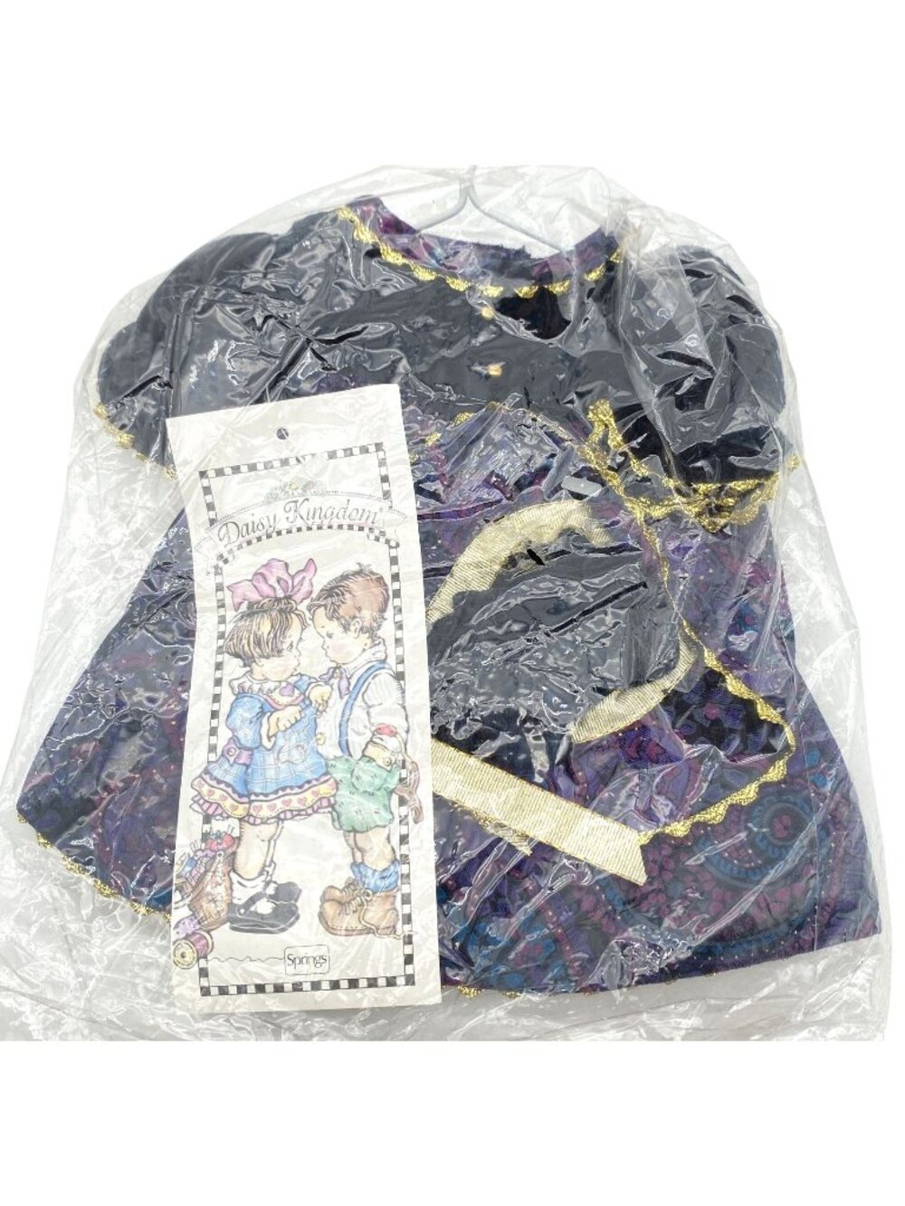 Daisy Kingdom Doll Purple Canterbury Dress Fits 12" Doll NEW in Package